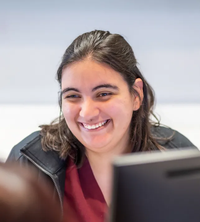 Smiling dental team member Adriana